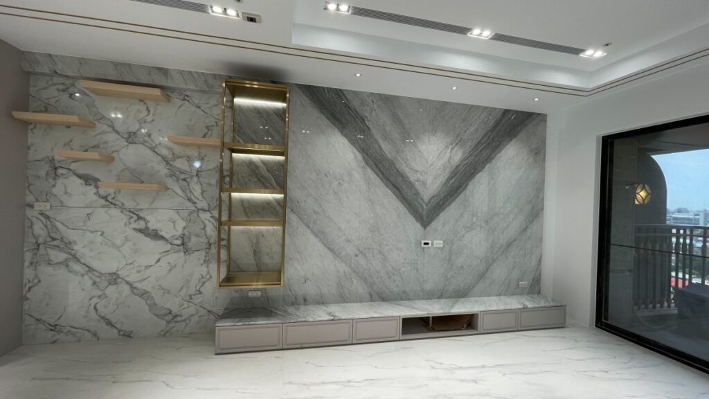 室內裝潢石材｜小雕刻白｜聯利石材